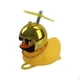thumbnail image 2 of Pato Decorativo Amarillo Con Casco Cromado Amarillo, 2 of 4