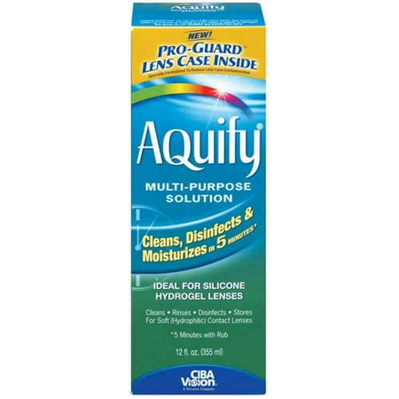CIBA Vision Aquify AQuify Multi-Purpose Solution, 12 oz