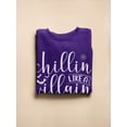 thumbnail image 3 of Chillin' Like A Villain Sweatshirt Men -Image by Shutterstock, Male 3X-Large, 3 of 4
