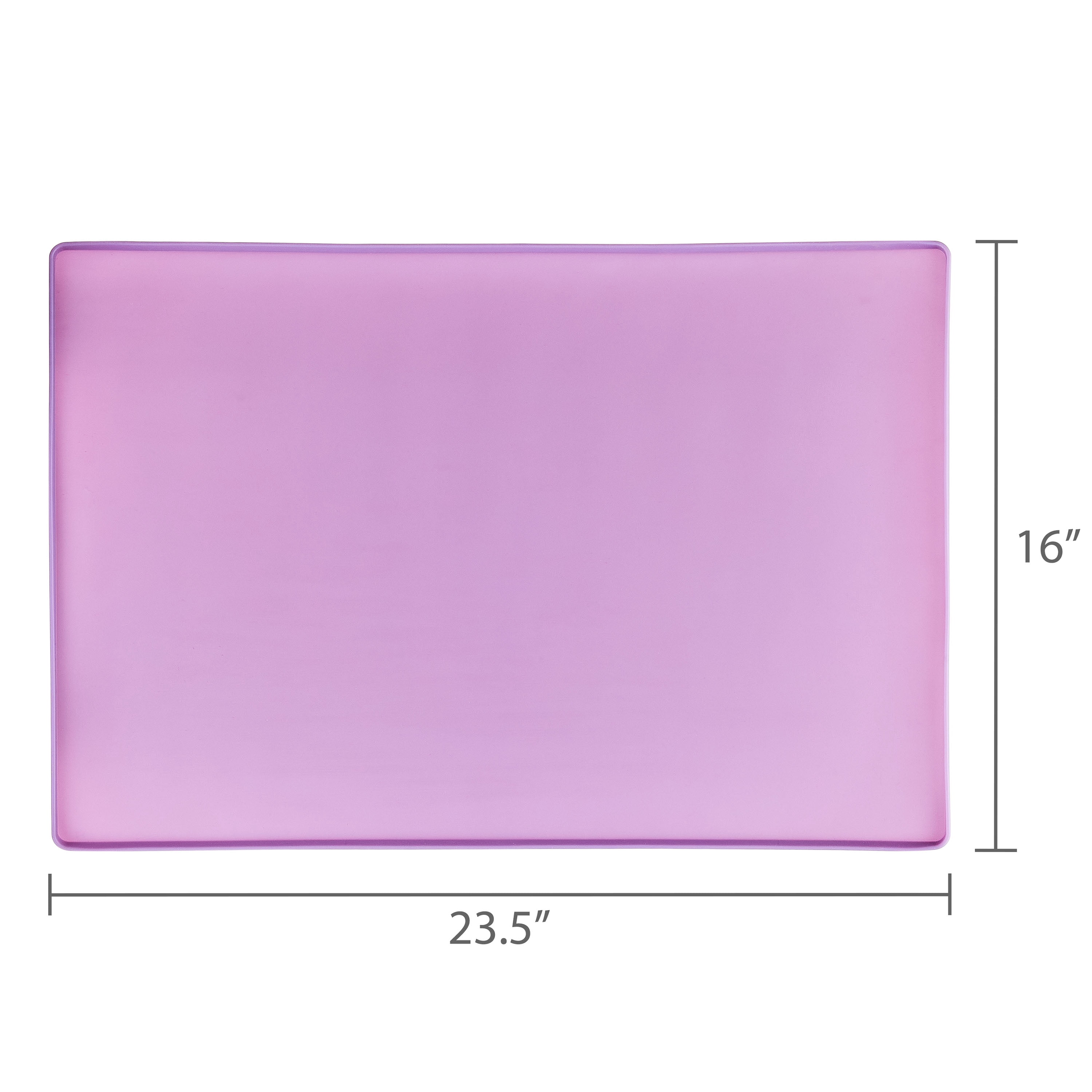 Vibrant Life Large Silicone Pet Feeding Mat, Purple, 23.5" x 16"