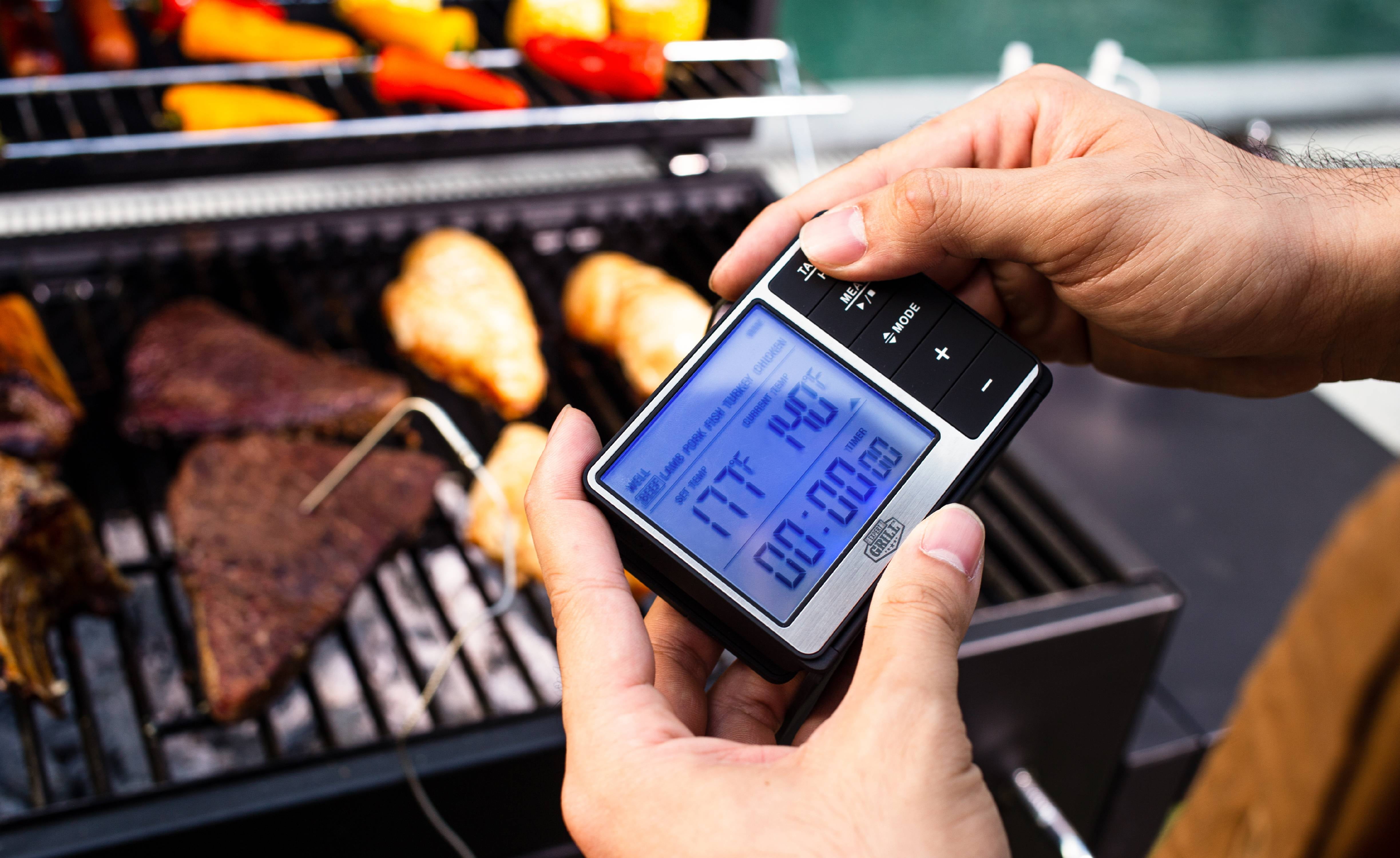 Expert Grill Digital Meat Thermometer Fork 
