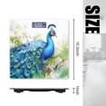 thumbnail image 2 of Bathroom Scale, Highly Accurate Digital Body Scale,Precisely Measures Weight up to 400 lbs-Blue Peacock Sitting On The Tree Branch, 2 of 4