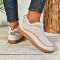 thumbnail image 6 of Kopltyrfg Boots For Women Winter Comfy Snow Boots Fur Lined Warm Slip On Ankle Booties Comfortable Walking Loafers Shoes 2025 (Beige,37), 6 of 8