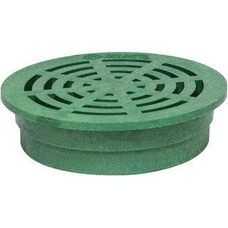 Storm Drain FSD-064-S 6 Square Plastic Bottom Outlet Grate with Drain