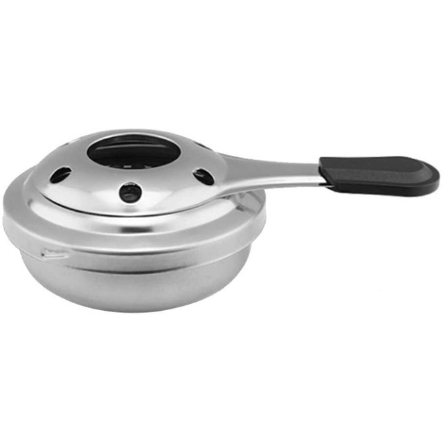 Quemador de alcohol para fondue, quemador de licores, acero inoxidable, gris, 18x 9, 6 cm Xemadio LN-1848