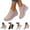 Black, variant on Women's Slip on Walking Shoes Rhinestone Glitter Sneakers Mesh Breathable Wedge Heel Orthopedic Running Tennis Shoes White 9
