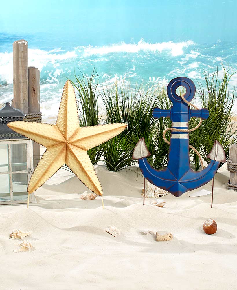 The Lakeside Collection Jumbo Coastal Yard Stake Anchor