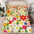 thumbnail image 2 of Castle Fairy 4-Piece King Retro Botanical Sheet Set, 2 of 7