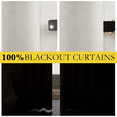 thumbnail image 3 of NICETOWN Blackout Curtains 90 Inches Long Pravacy Farmhouse Energy Saving Drapes, W52 x L90, Set of 2, Ivory, 3 of 9