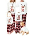 thumbnail image 2 of BSongo Family Christmas Pajamas Set Elf Theme Family Pajamas Holiday Loungewear for Women Men Pet, 2 of 3
