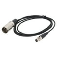 thumbnail image 1 of Cable Adaptador De Audio, Baja Pérdida De Señal Resistencia Al Desgaste MINI XLR Hembra A XLR Macho Cable Adaptador De Micrófono Para Altavoces Ccdes Otros, 1 of 8