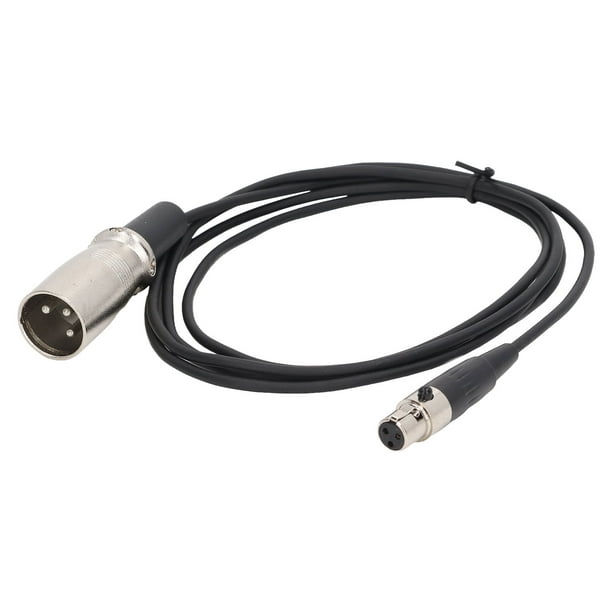 Audio Adapter Cable, Microphone Adapter Cable MINI XLR Female To XLR Male  Safe Low Signal Loss Signal Transmission Anti Scratch For Speakers