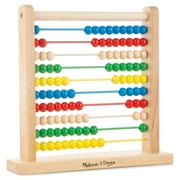 Melissa & Doug Abacus - Classic Wooden Educational Counting Toy With 100 Beads