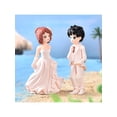 thumbnail image 6 of Miniature Couple Figurine 1 Pair Valentine's Day Proposal Couples for Doll Ornam, 6 of 11