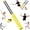 Yellow, variant on Upgraded Adjustable Intensity Badminton Swing Trainer,Racket Training Tool Tension Sound Feedback with Stainless Steel Non-Slip Handle for Strength,Precision Practice Indoor Outdoor Workout(Purple)