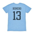 thumbnail image 3 of Men's 1863FC Cristian Romero Light Blue Argentina National Team Player Vintage Tri-Blend T-Shirt, 3 of 3