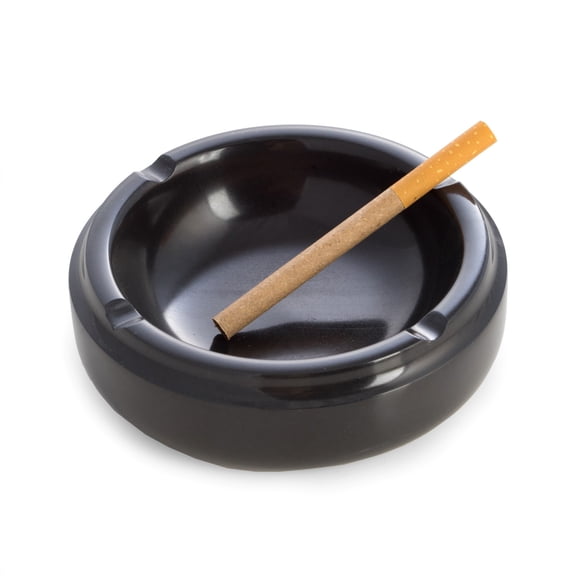 Hand Crafted Black Marble Ashtray.