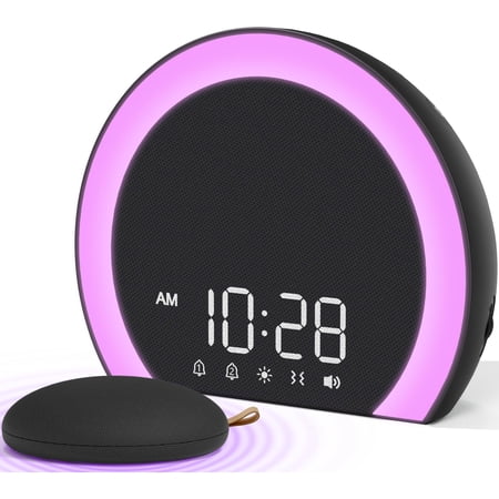 Super Loud Alarm Clock With Wireless Bed Shaker Vibrating Dual Light Wake Up For Heavy Sleepers & photo Super Loud Alarm Clock With Wireless Bed Shaker Vibrating Dual Light Wake Up For Heavy Sleepers &