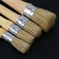 thumbnail image 6 of 2 Pcs Oil Paint Wax Round Brush Professional Painting Brushes Holding, 6 of 8