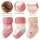 thumbnail image 3 of Laklulu 3 pares de calcetines cálidos de algodón para bebé, calcetines gruesos de invierno para bebé, calcetines para niños y niñas, 3 of 6