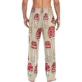 thumbnail image 2 of GZHJMY Vintage Mushroom Pajama Pants For Men, Men's Separate Bottoms, Small, Lounge Pants with Pockets, Christmas New Year Birthday Gifts, Small, Christmas New Year Birthday Gifts, Small, 2 of 7