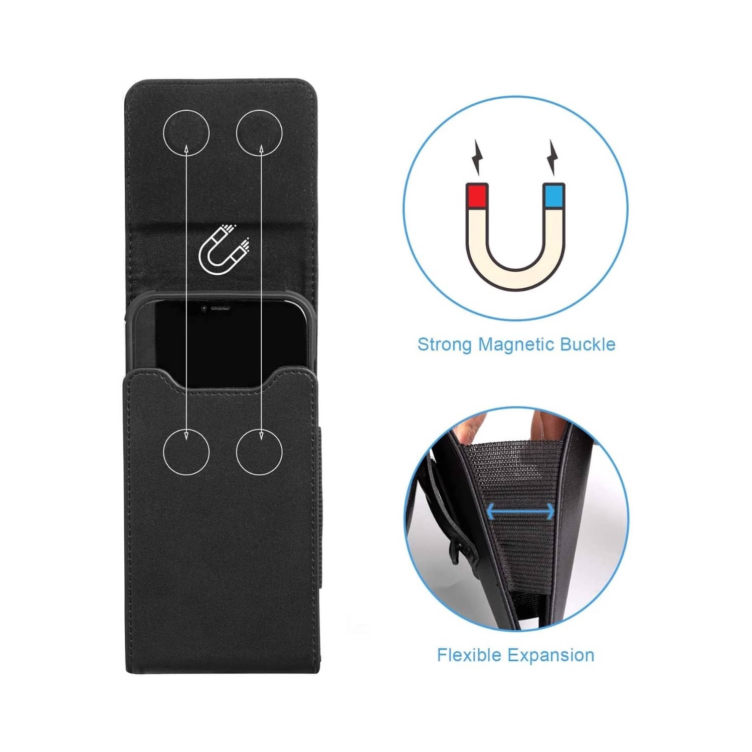Vertical 6.9" Phone Pouch Case