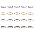 thumbnail image 1 of Pulsera Pareja Terapia Magnética Twisted Dragon Desmontable (plata/oro), 1 of 8
