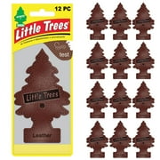 MAJIC 12 Little Trees Leather Scent Car Air Freshener Car Auto Office Home Hanging