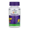 thumbnail image 3 of (3 Pack) Natrol Kids Melatonin Fast Dissolve Tablets, Helps You Fall Asleep Faster, Stay Asleep Longer, Easy to Take, Dissolves in Mouth, for Ages 4 & Up, Strawberry Flavor, 1mg, 40 Count, 3 of 3