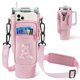 thumbnail image 1 of Bolsa de transporte Aganmi Initial Pink para botellas de agua, 40 oz, 1 of 6