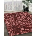thumbnail image 3 of Ahgly Company Machine Washable Indoor Rectangle Transitional Maroon Red Area Rugs, 8' x 10', 3 of 7