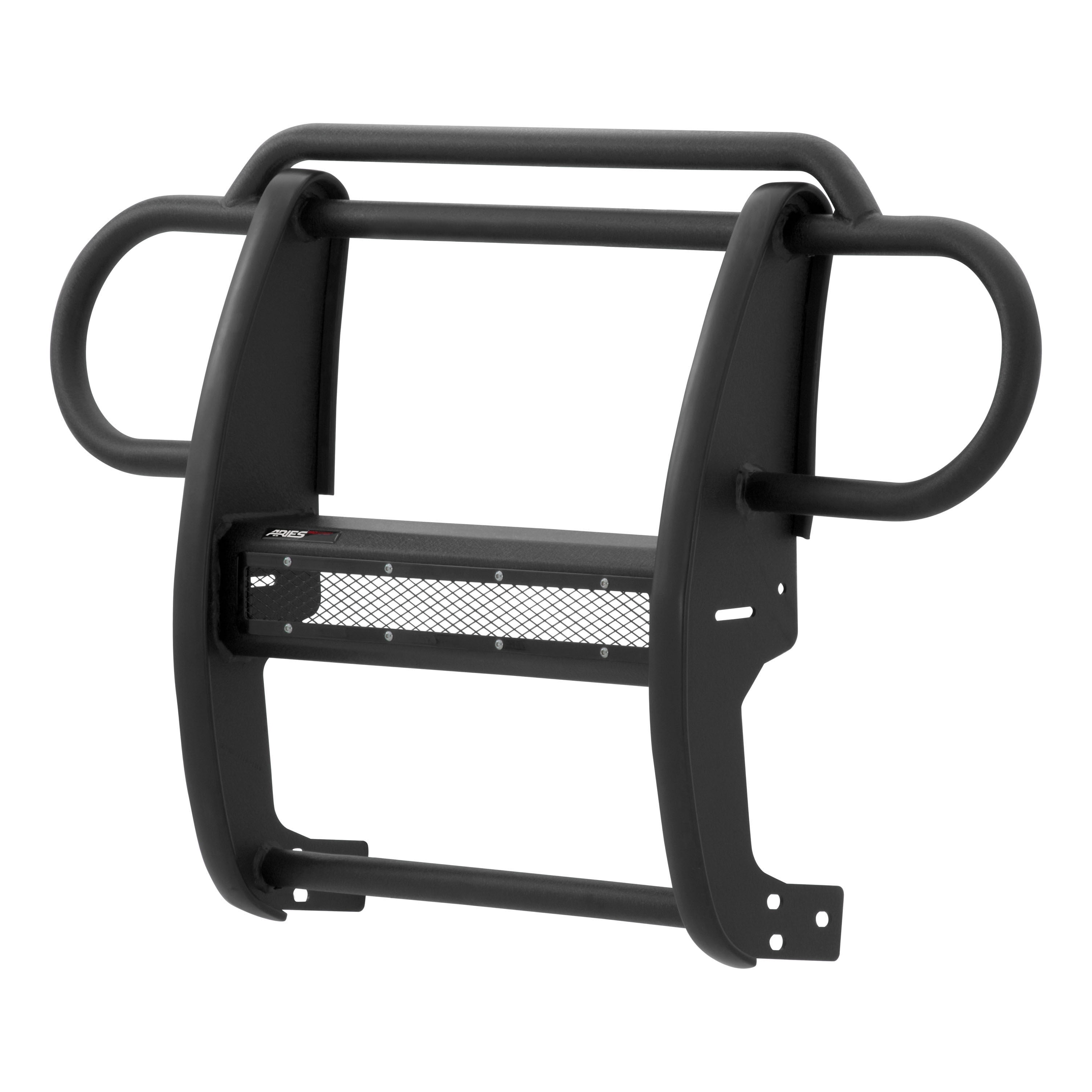 ARIES 2170000 Pro Series Black Steel Grille Guard with Light Bar