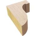 thumbnail image 6 of 2"W x 4"D x 6"H Classic Del Monte Rough Cedar Woodgrain TimberThane Corbel, Primed Tan, 6 of 6