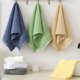 thumbnail image 3 of Minnieouse Toalla de baño gruesa Toalla de baño de algodón Toallas para adultos Cómoda toallita absorbente de agua para viajar 140x70cm Cuerpo del baño Azul oscuro, 3 of 6