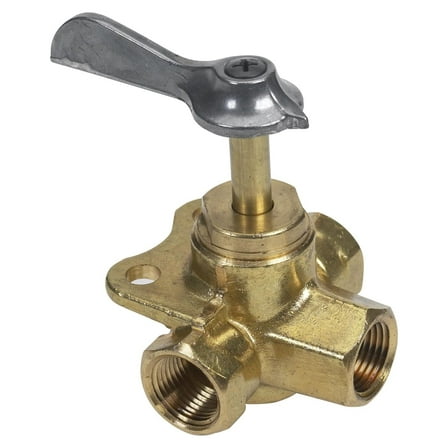 Moeller Marine Fuel Three-Way (3/8", Brass)