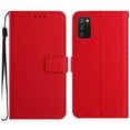 thumbnail image 2 of For Samsung A03s Case Wallet Flip Magnetic Clasp Folio Case [Kickstand] with RFID Blocking Card Holders [Detachable Wrist Strap] Shockproof Phone Cover For Samsung Galaxy A03s, Red, 2 of 9