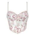 thumbnail image 1 of Birdeem Ceintures pour Femmes Imprimé Tournesol Bandage Rétro Bretelles Corset Débardeur, 1 of 10