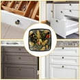 thumbnail image 6 of 4 Pcs Cabinet Handle Drawer Pulls Thanksgiving Corn Knobs with Screws Square Furniture Office Cabinet Knob Decoration, 6 of 7