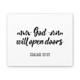 thumbnail image 6 of Scripture Walls Isaiah 22:22 God Will Open Doors Leaves Bible Verse Canvas Christian Wall Art Ready to Hang Unframed, 6 of 17