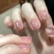thumbnail image 2 of Heallor-uñas postizas de Ballet francés, manicura de cobertura completa, 24 piezas, corazón de amor, larga, desmontable, 2 of 5