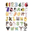thumbnail image 1 of 36PCS Random Assorted Embroidered Patches Letter Number Iron on Patches Applique 10Pcs Number 0-9, 1 of 9