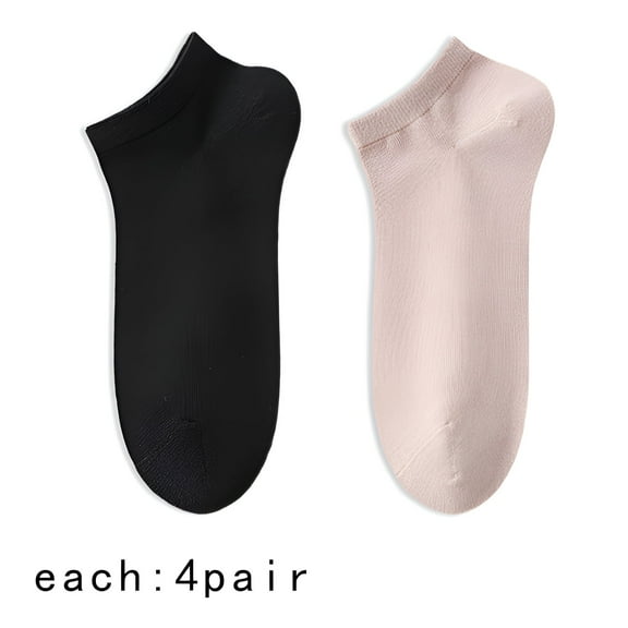 TELOLY 10Pairs Ankle Socks for Women,Cotton Womens Ankle Socks Size 9-11,Thin Socks Women