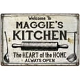 thumbnail image 1 of MAGGIE'S Kitchen Farmhouse Sign Gift 8x12 Metal 108120033340, 1 of 1