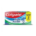 thumbnail image 1 of Pasta Dental Colgate Triple Acción Menta Original 2 x 140 ml, 1 of 4