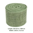 thumbnail image 4 of Shisuyan Fabric Ribbon Rolls Weaving Ribbon Green Polyester 1Pcs 1 Roll 10 Yards, 4 of 9