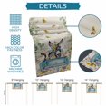 thumbnail image 6 of Animals Flowers Table Runner 90 Inches, Weeping Spring Floral Elegant Pastoral Rustic Bed Runner Dresser Scarves Tabletop for Indoor Outdoor Parties/Ceremony/Banquet, 13" x 90", 6 of 8