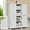 White, variant on Bathroom Cabinet with Adjustable Shelf Freestanding Storage Cabinet with 2 Doors Wooden Organizer Floor for Bathroom Kitchen and Living Room, White