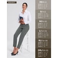 thumbnail image 6 of BALEAF Women's Work Pants Fleece lined Golf Travel Pants Waterproof Stretch Winter Thermal Cold Weather Gear Pockets Casual Gray XS, 6 of 7