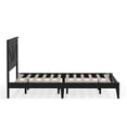 thumbnail image 5 of Farmhouse Solid Wood Platform Bed in King - Ebony (Black), 5 of 9