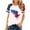 B-White, variant on GERsome 4th of July T-Shirt for Women Raglan Short Sleeve Crewneck Tshirt Funny Patriotic Graphic Shirts USA Flag Stars Stripes Tee S-3XL
